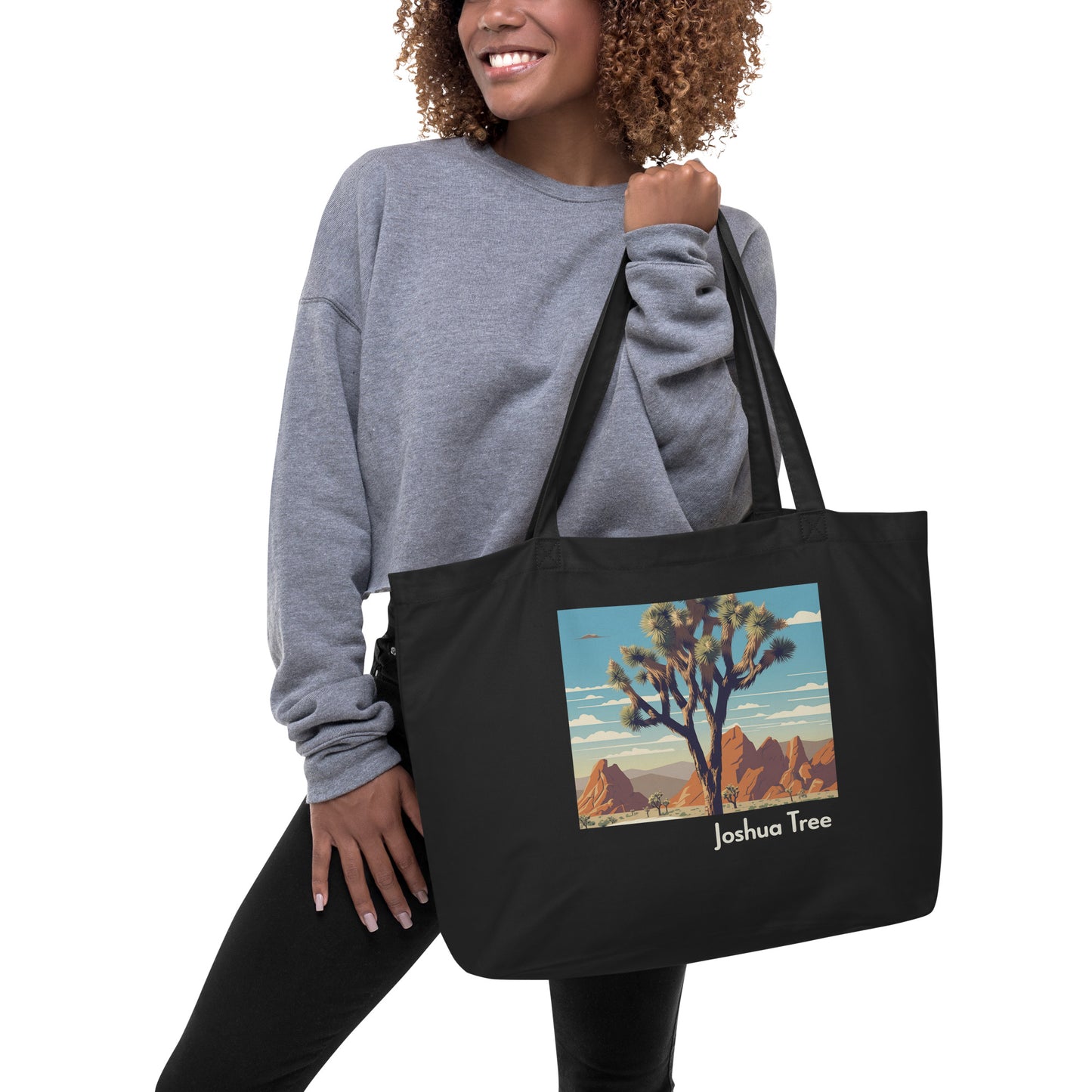 Organic Cotton Tote Bag - Joshua Tree