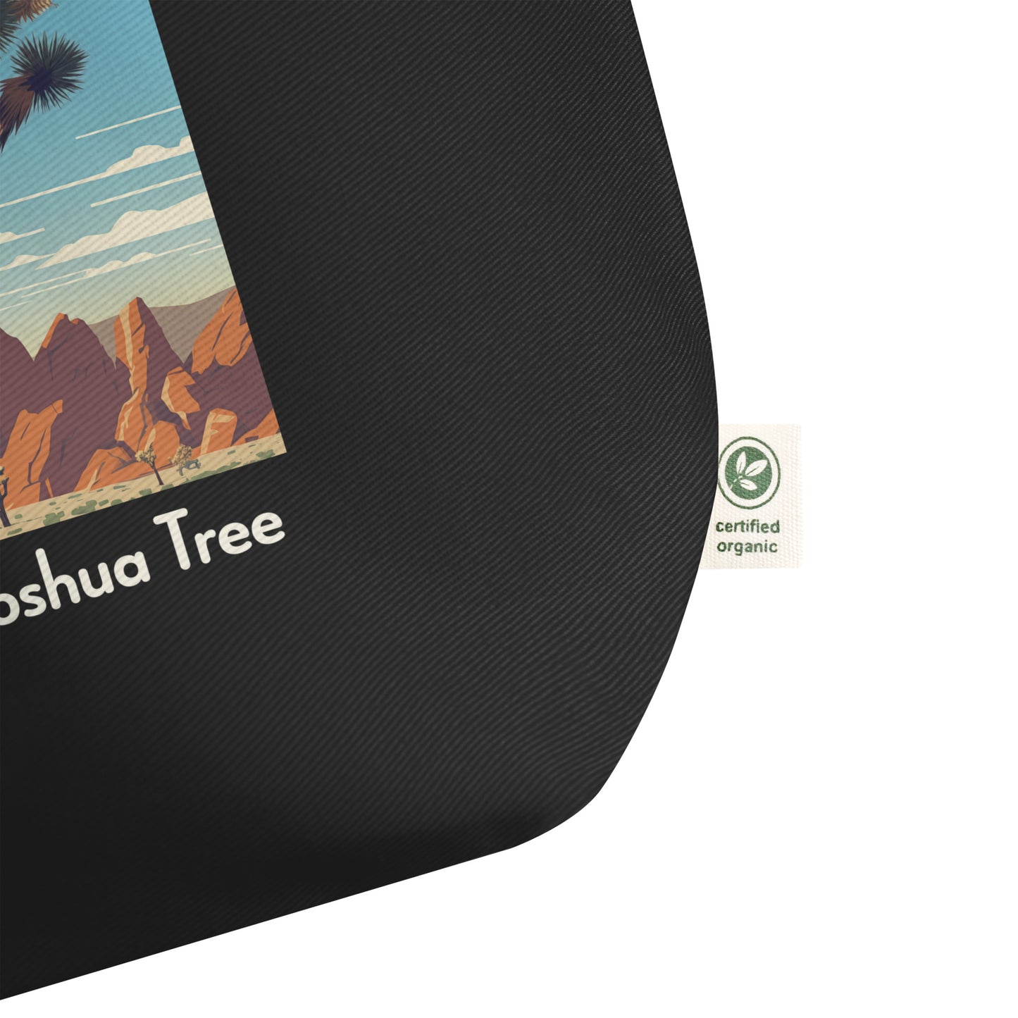 Organic Cotton Tote Bag - Joshua Tree