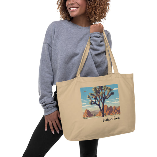 Organic Cotton Tote Bag - Joshua Tree