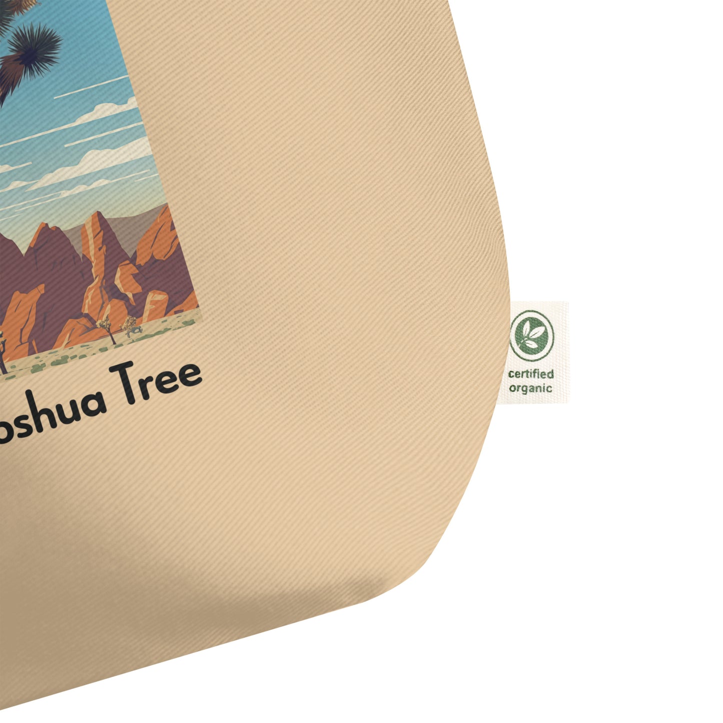 Organic Cotton Tote Bag - Joshua Tree
