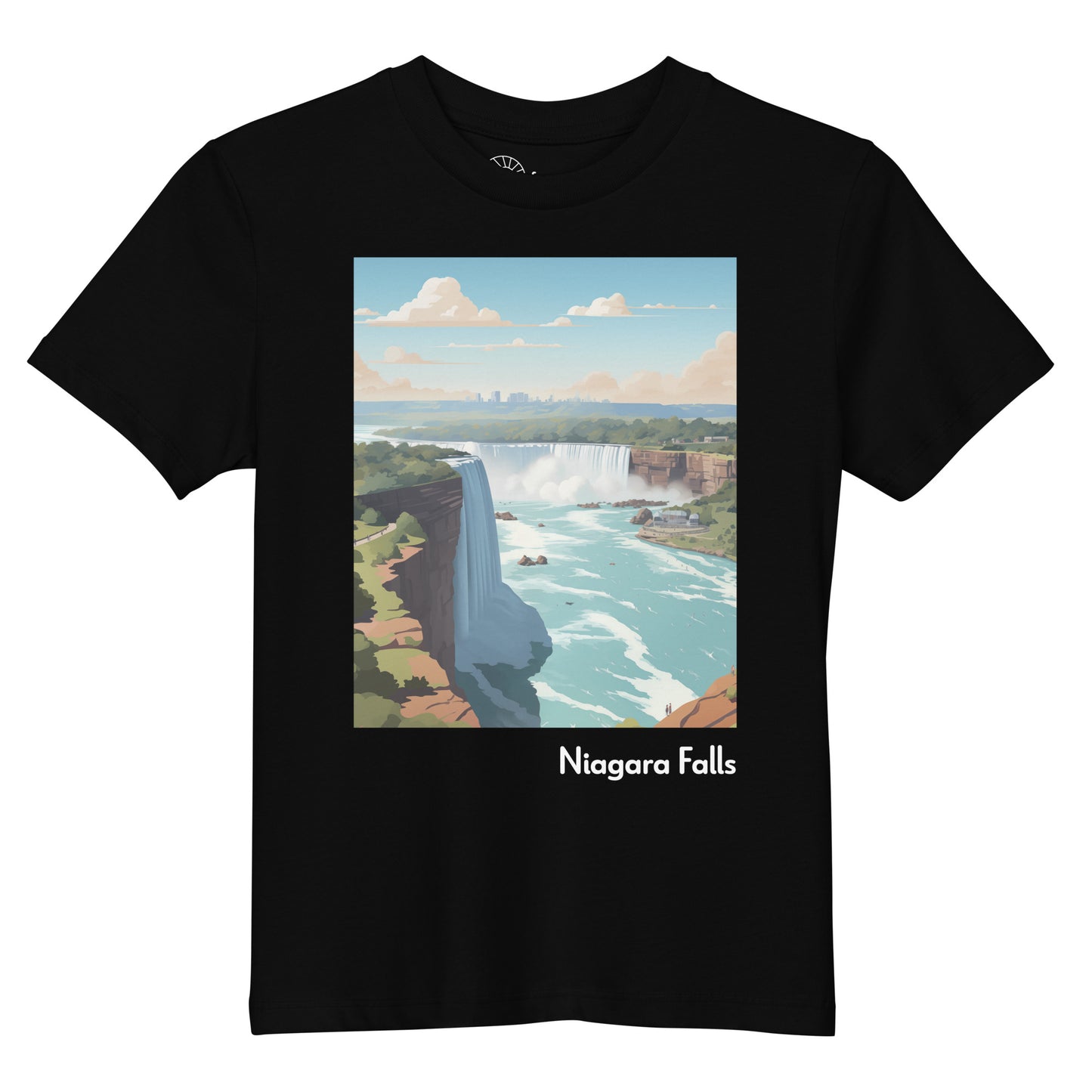 Kids Organic Cotton T-Shirt - Niagara Falls