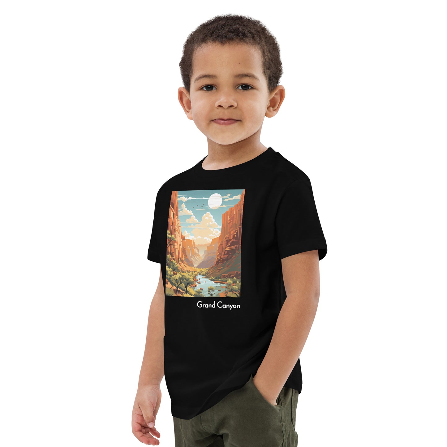 Kids Organic Cotton T-Shirt - Grand Canyon