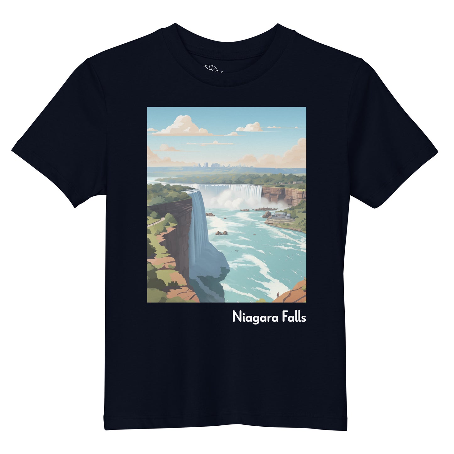 Kids Organic Cotton T-Shirt - Niagara Falls