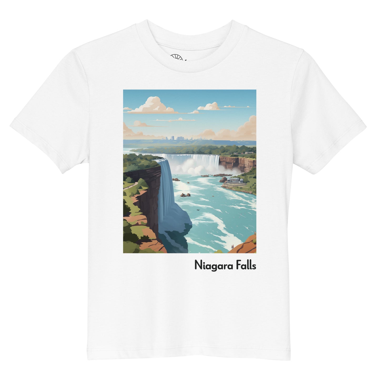 Kids Organic Cotton T-Shirt - Niagara Falls
