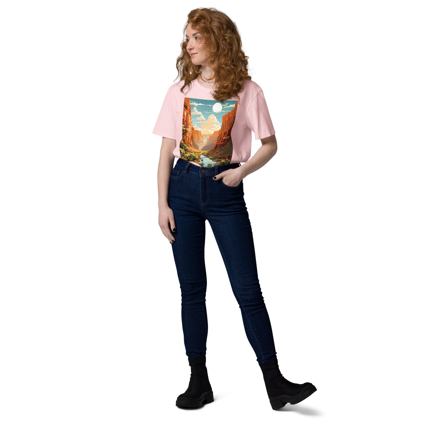 Adult Unisex Organic Cotton T-Shirt - Grand Canyon