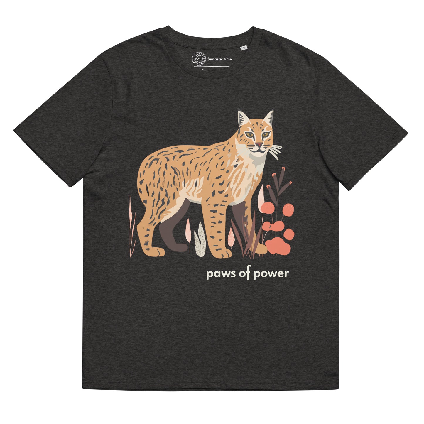 Adult Unisex Organic Cotton T-Shirt - Bobcat