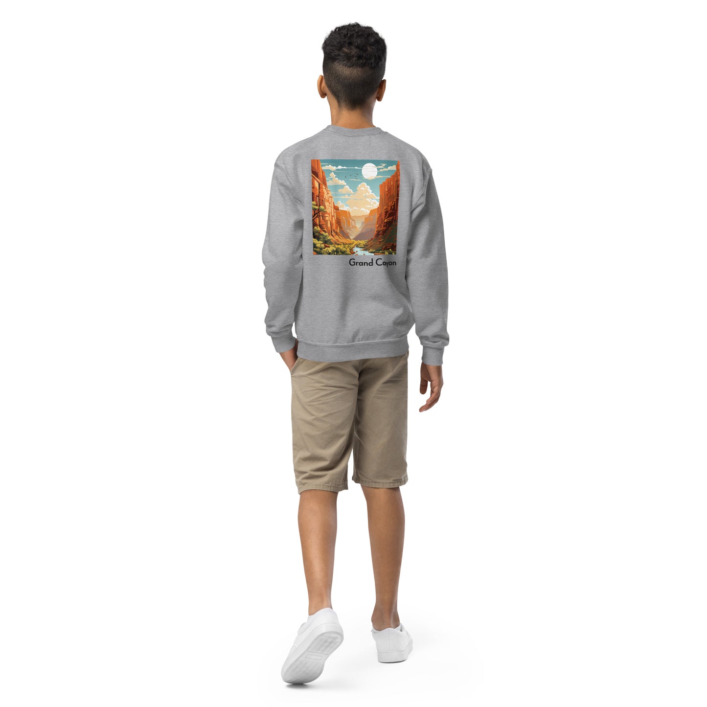 Kids Crewneck Sweatshirt - Grand Canyon
