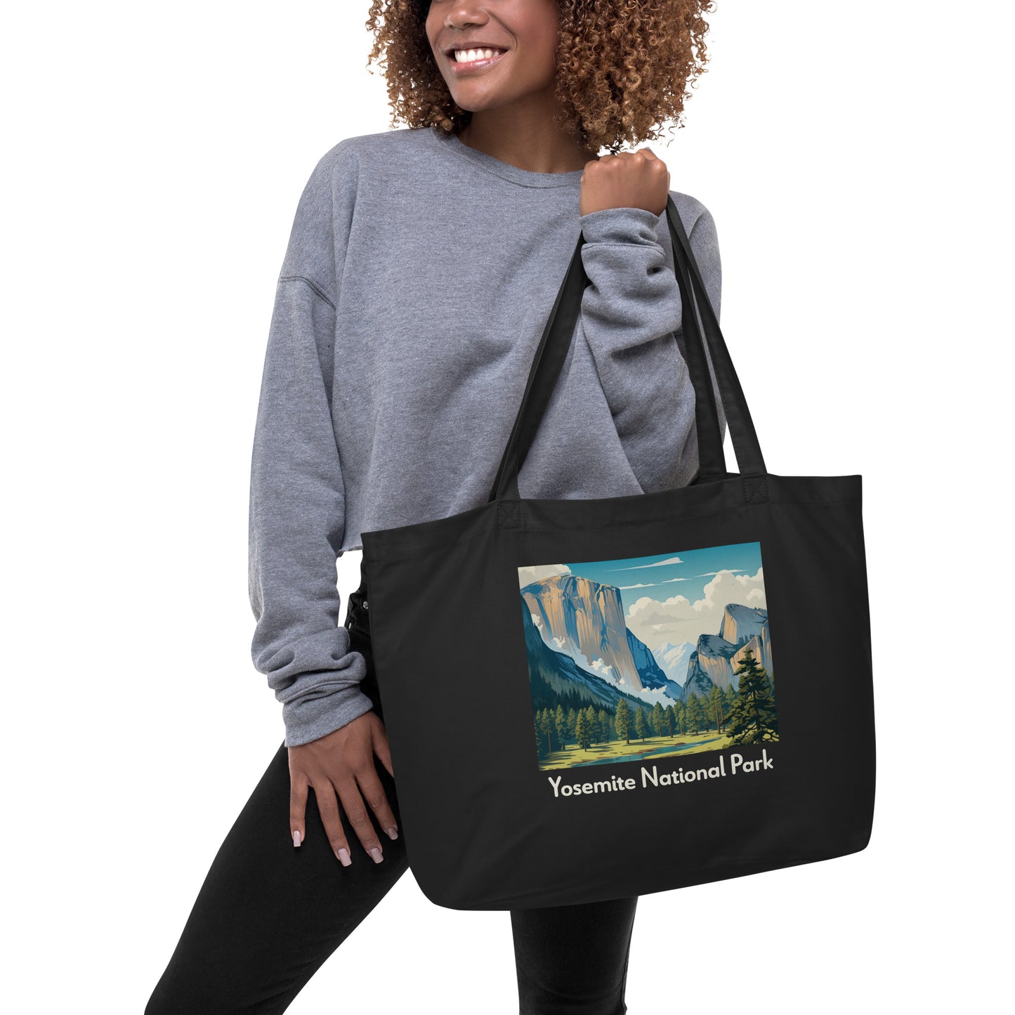 Organic Cotton Tote Bag - Yosemite