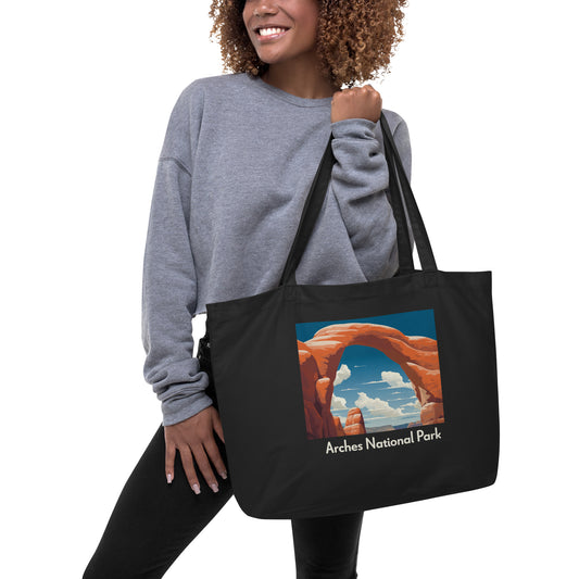 Organic Cotton Tote Bag - Arches National Park