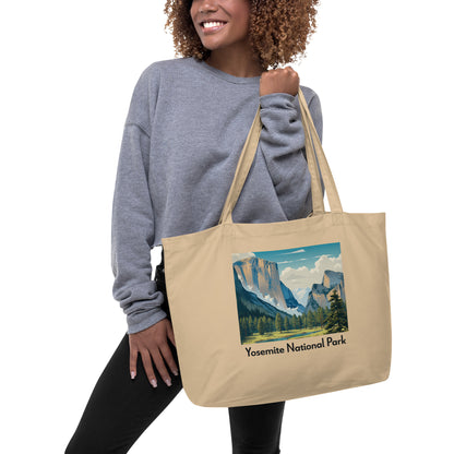 Organic Cotton Tote Bag - Yosemite