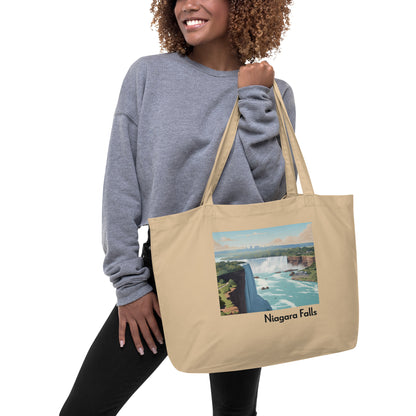 Organic Cotton Tote Bag - Niagara Falls