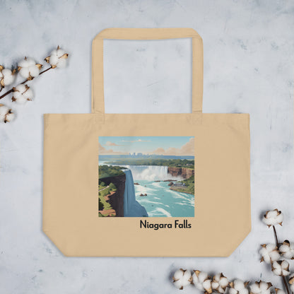 Organic Cotton Tote Bag - Niagara Falls