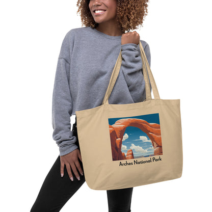 Organic Cotton Tote Bag - Arches National Park