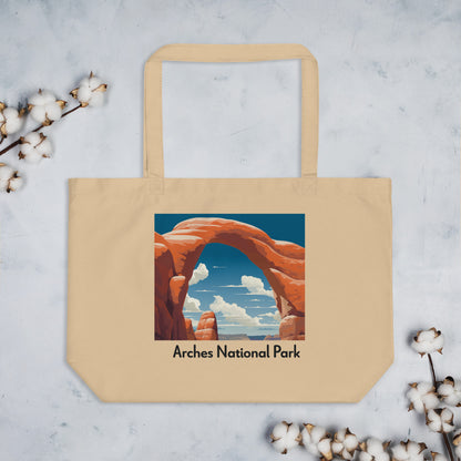 Organic Cotton Tote Bag - Arches National Park