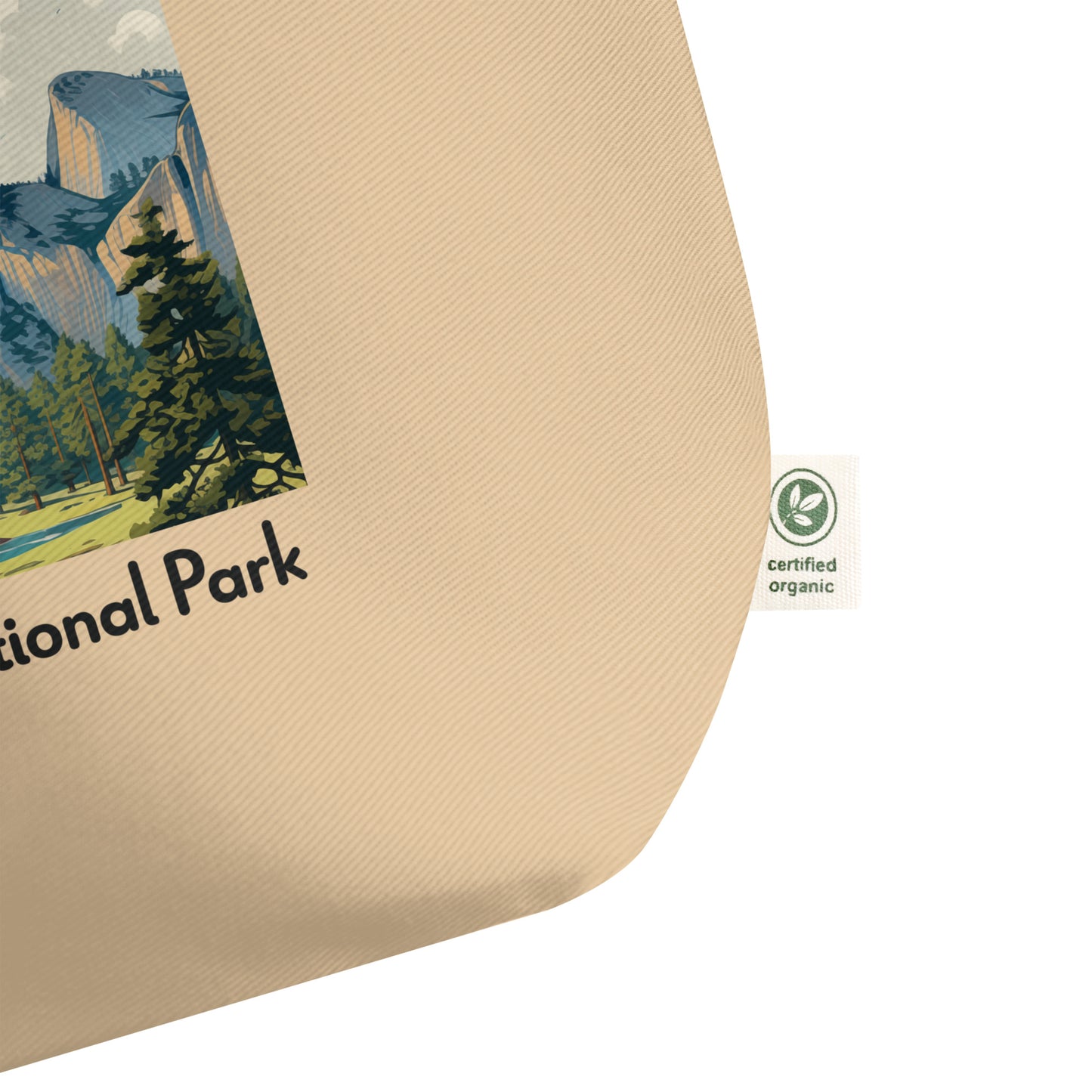 Organic Cotton Tote Bag - Yosemite