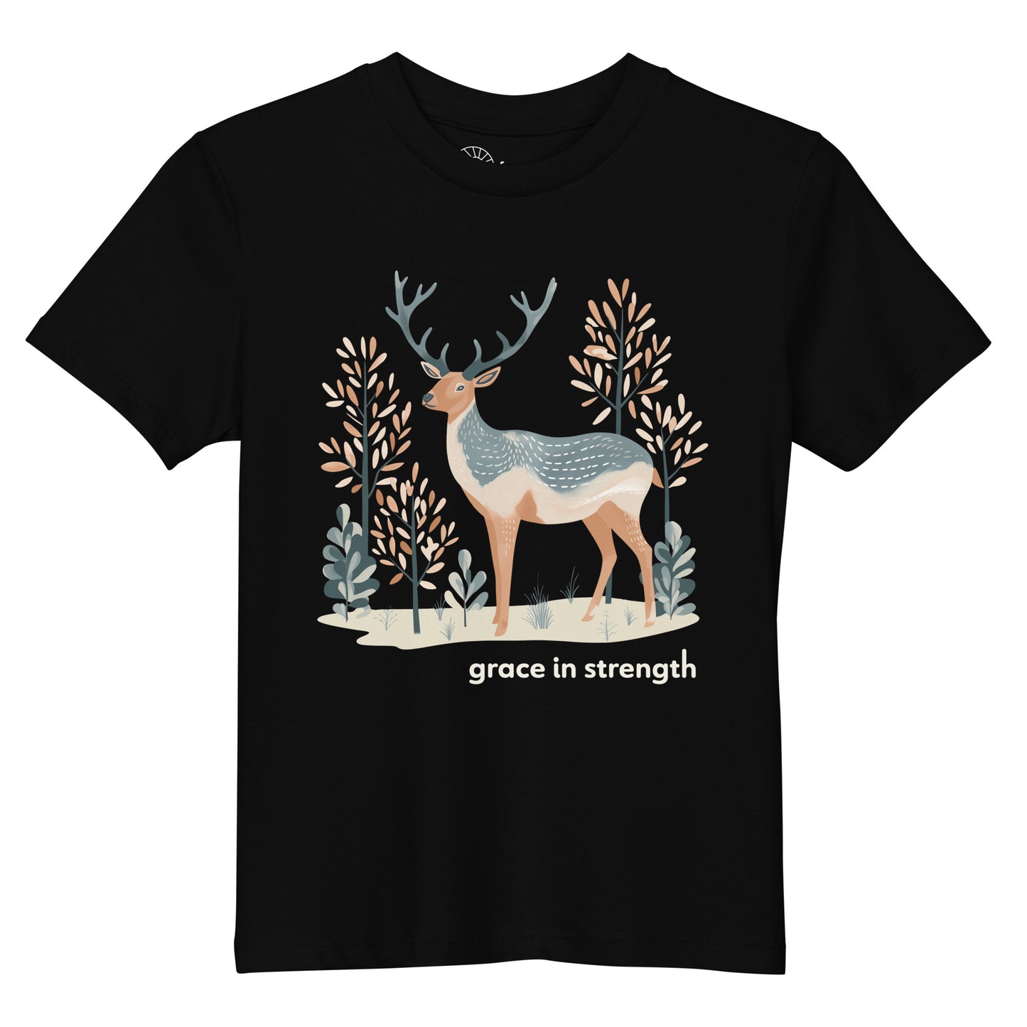 Kids Organic Cotton T-Shirt - Mountain Elk