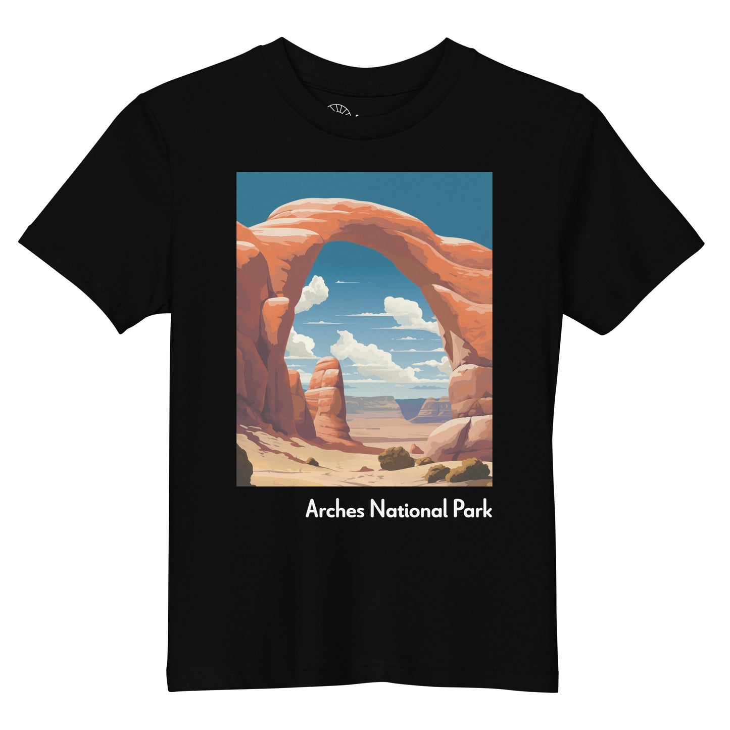 Kids Organic Cotton T-Shirt - Arches National Park