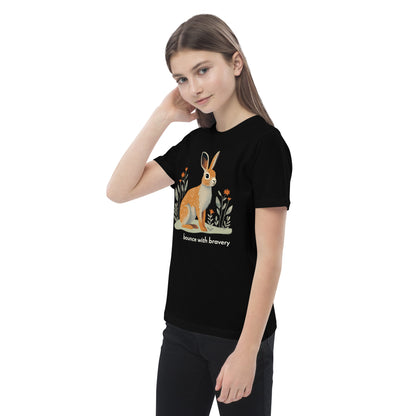 Kids Organic Cotton T-shirt - Cottontail Rabbit