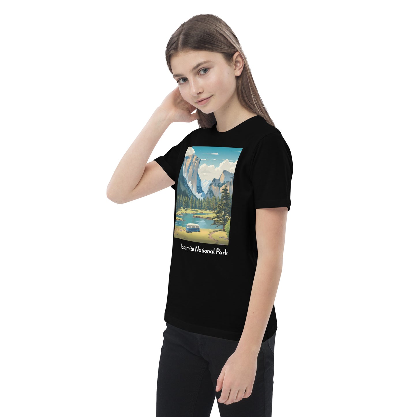 Kids Organic Cotton T-Shirt - Yosemite National Park