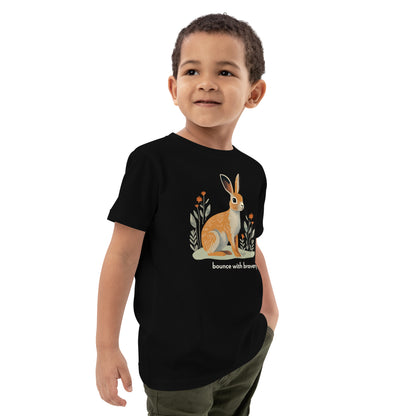 Kids Organic Cotton T-shirt - Cottontail Rabbit