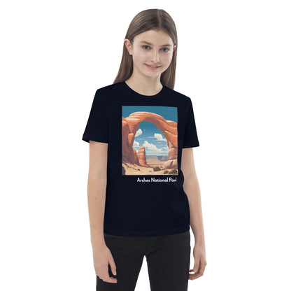 Kids Organic Cotton T-Shirt - Arches National Park