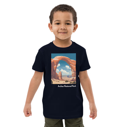 Kids Organic Cotton T-Shirt - Arches National Park