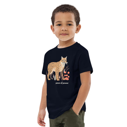 Kids Organic Cotton T-Shirt - Bobcat