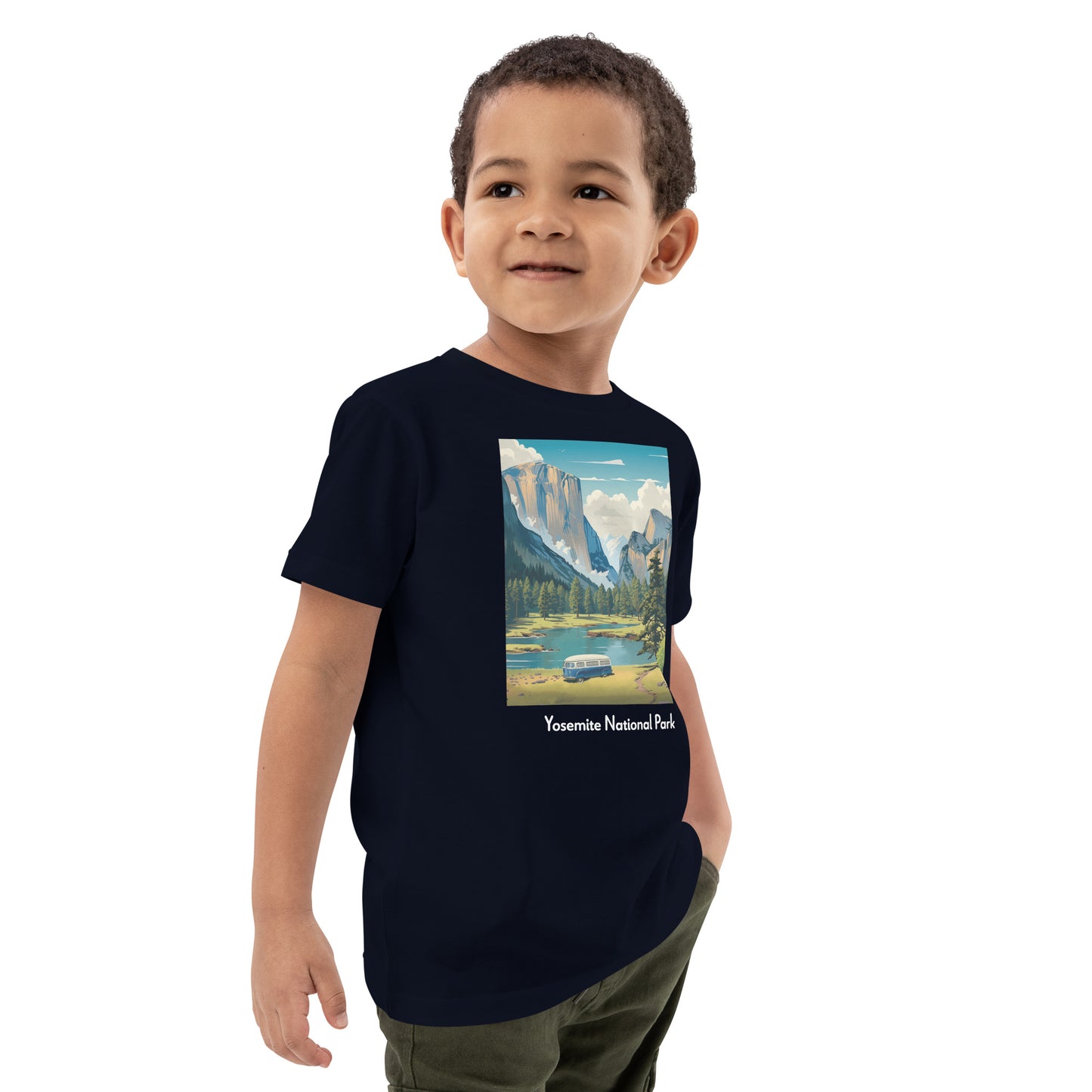 Kids Organic Cotton T-Shirt - Yosemite National Park