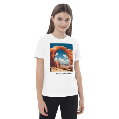 Kids Organic Cotton T-Shirt - Arches National Park