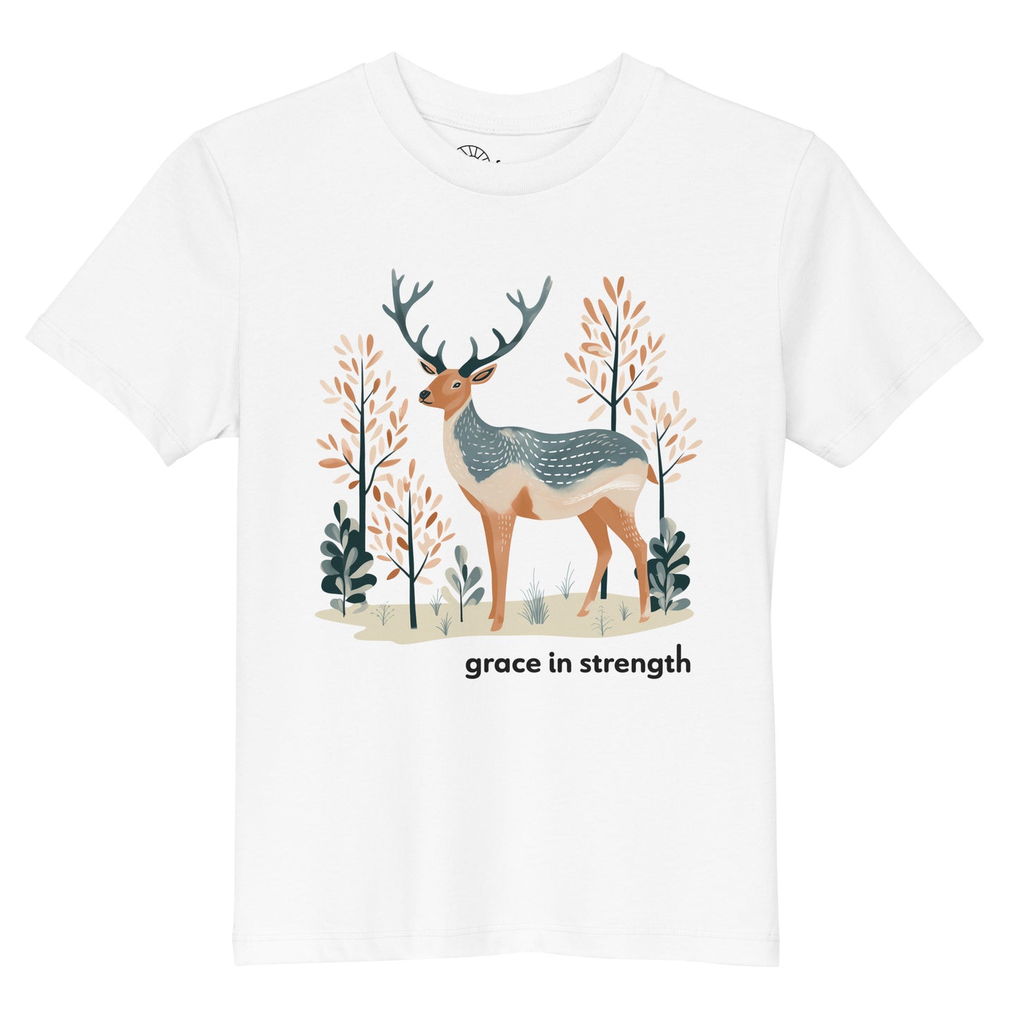 Kids Organic Cotton T-Shirt - Mountain Elk