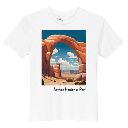 Kids Organic Cotton T-Shirt - Arches National Park