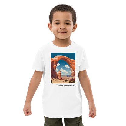 Kids Organic Cotton T-Shirt - Arches National Park