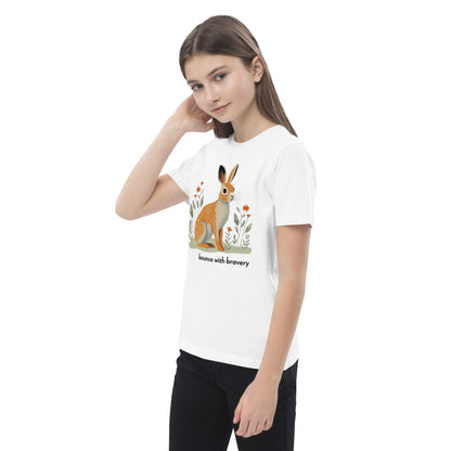 Kids Organic Cotton T-shirt - Cottontail Rabbit