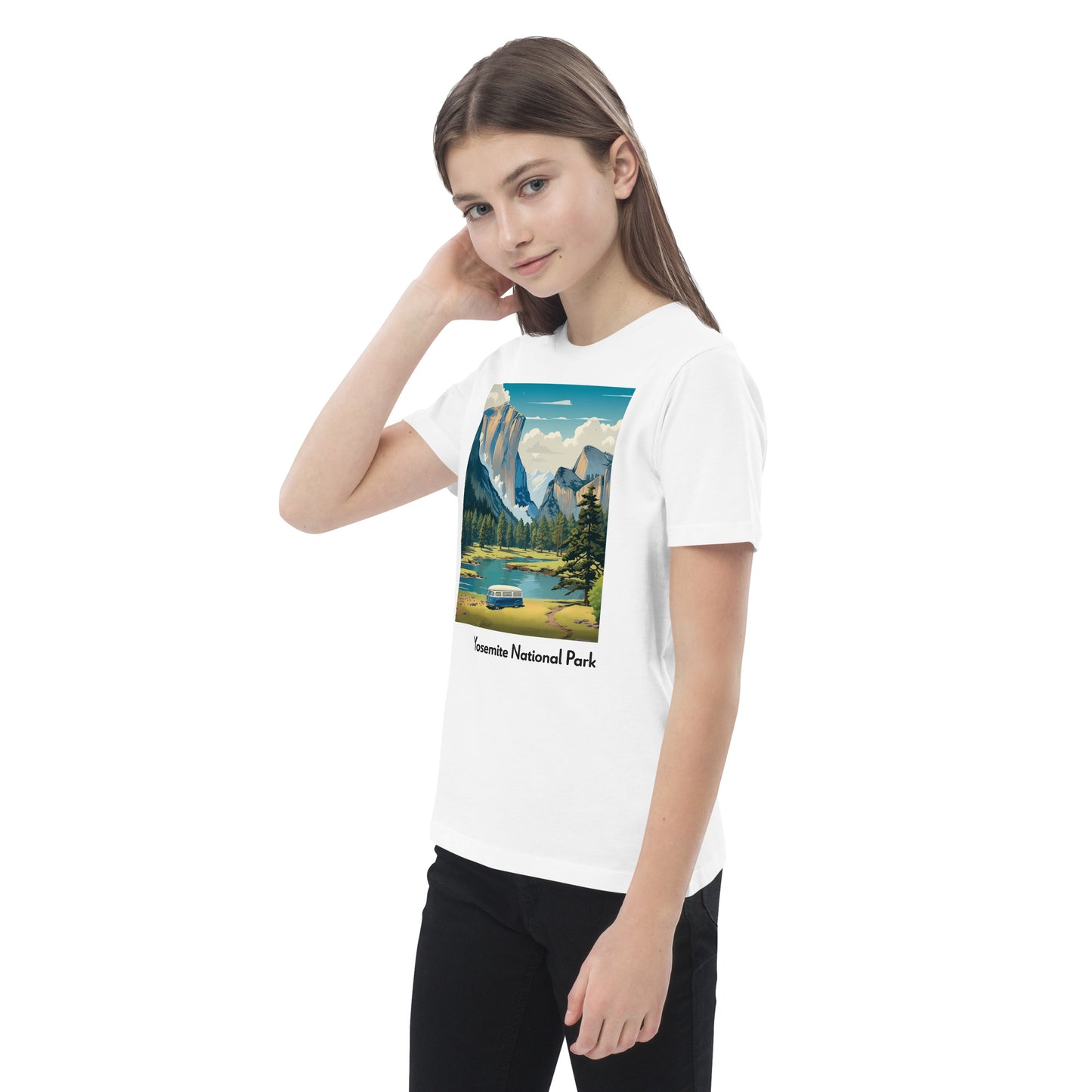 Kids Organic Cotton T-Shirt - Yosemite National Park