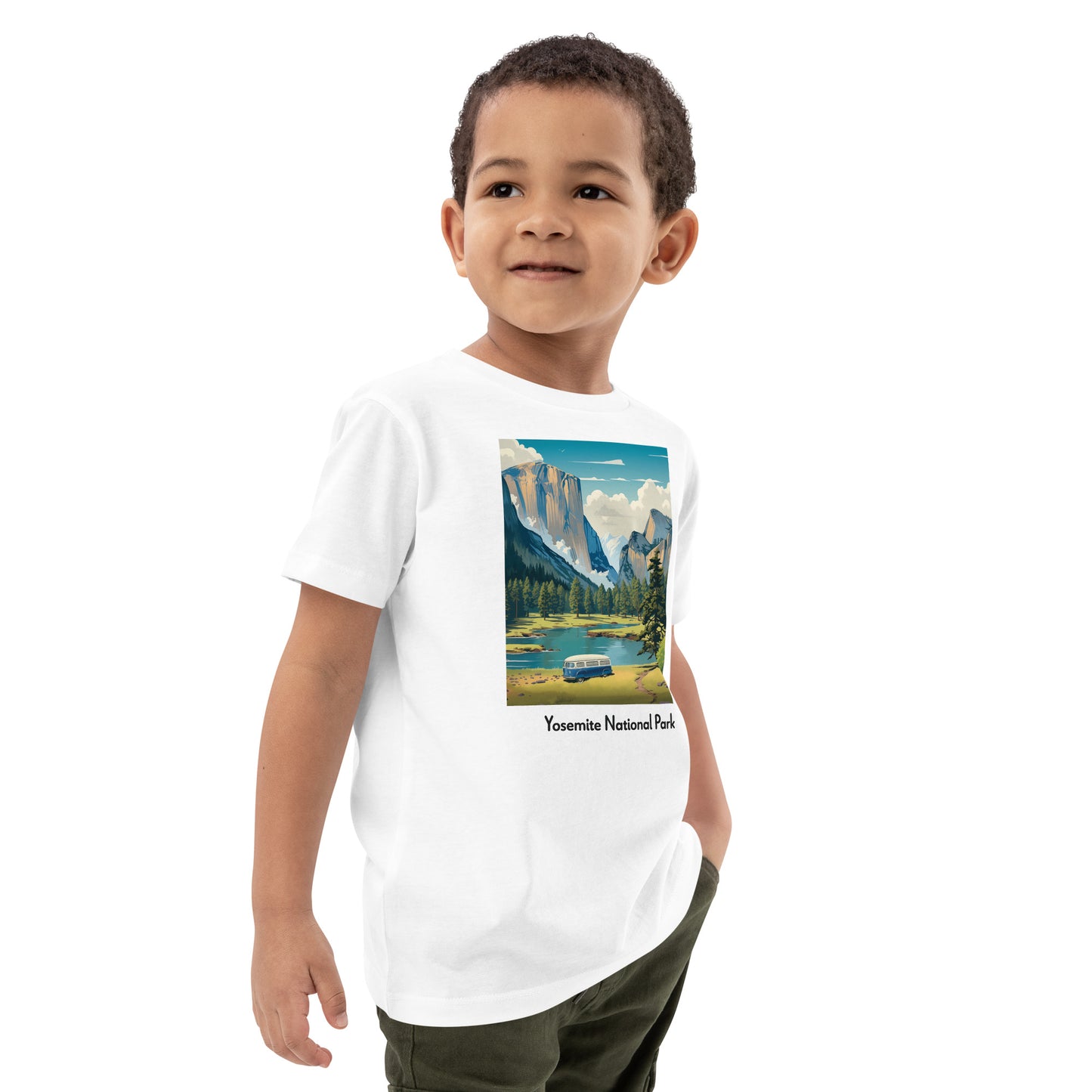 Kids Organic Cotton T-Shirt - Yosemite National Park