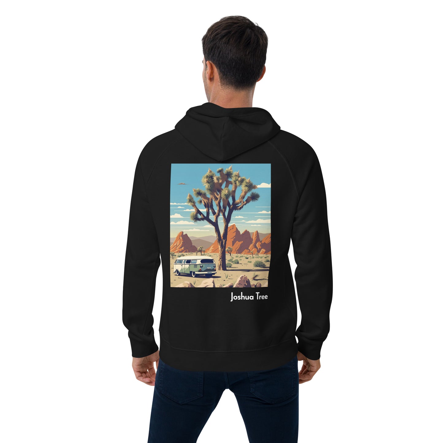 Adult Unisex Organic Eco Hoodie - Joshua Tree