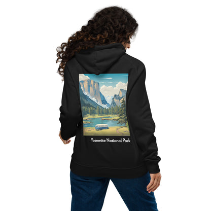 Adult Unisex Organic Eco Hoodie - Yosemite National Park