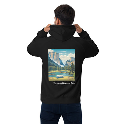 Adult Unisex Organic Eco Hoodie - Yosemite National Park