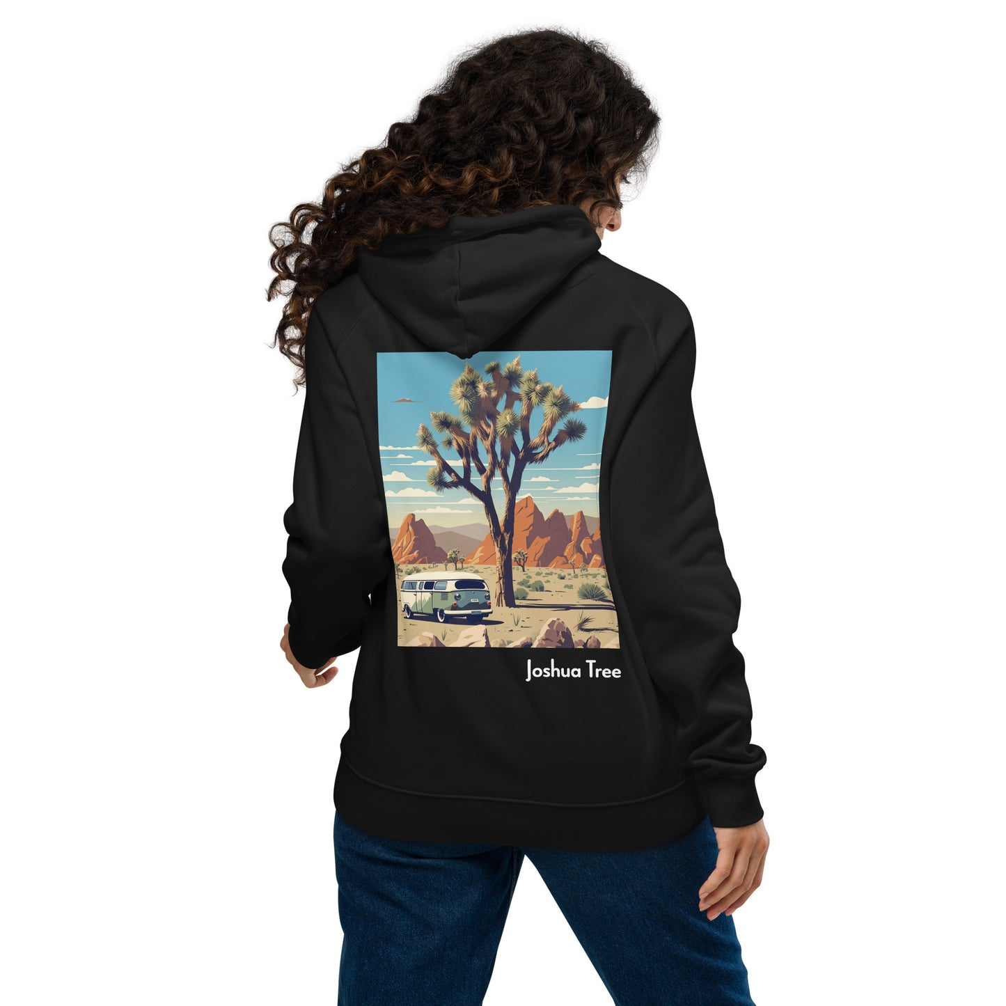 Adult Unisex Organic Eco Hoodie - Joshua Tree