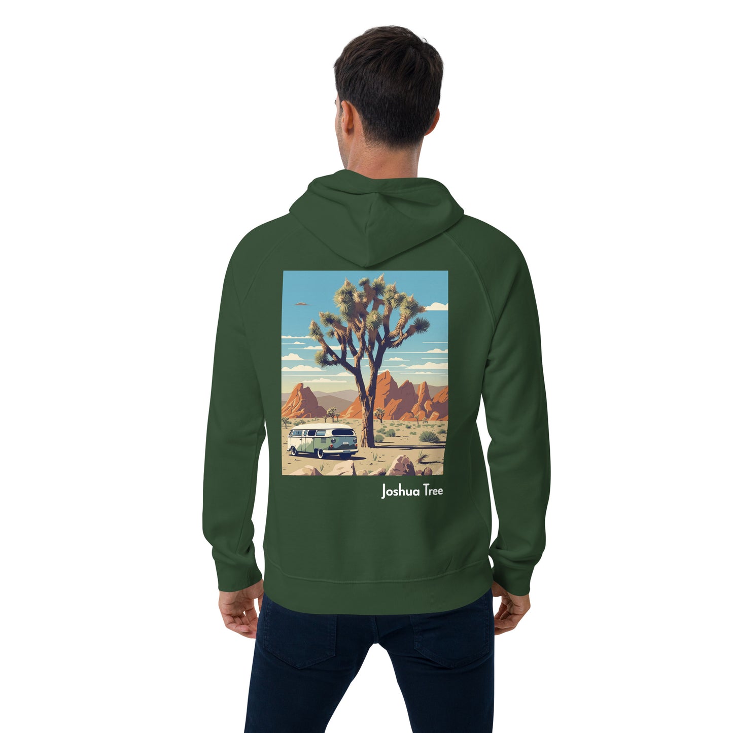 Adult Unisex Organic Eco Hoodie - Joshua Tree