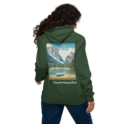 Adult Unisex Organic Eco Hoodie - Yosemite National Park