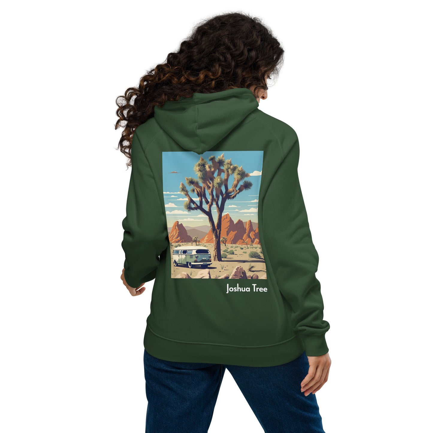 Adult Unisex Organic Eco Hoodie - Joshua Tree