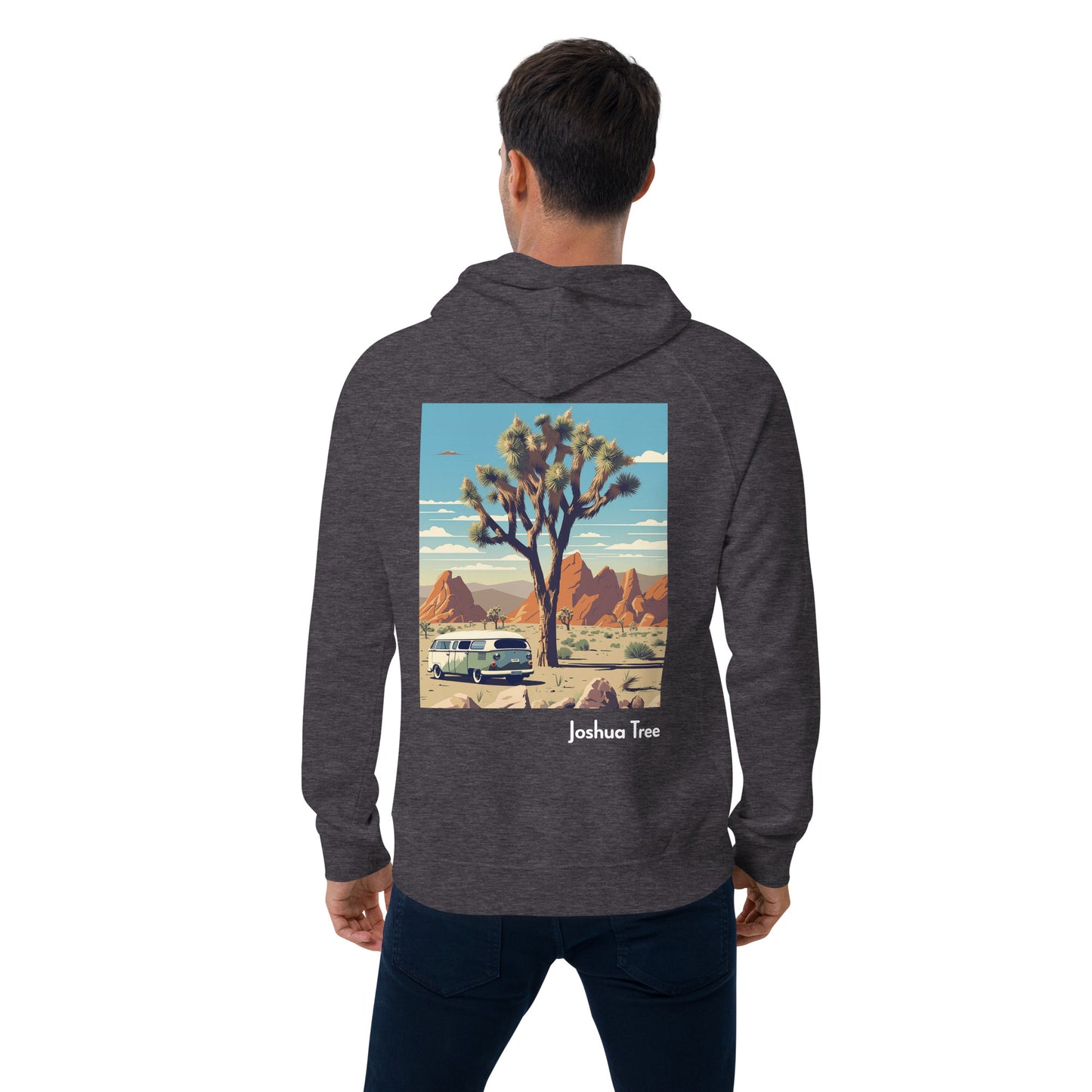 Adult Unisex Organic Eco Hoodie - Joshua Tree