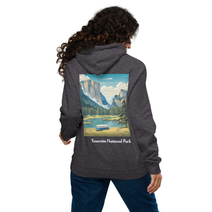 Adult Unisex Organic Eco Hoodie - Yosemite National Park