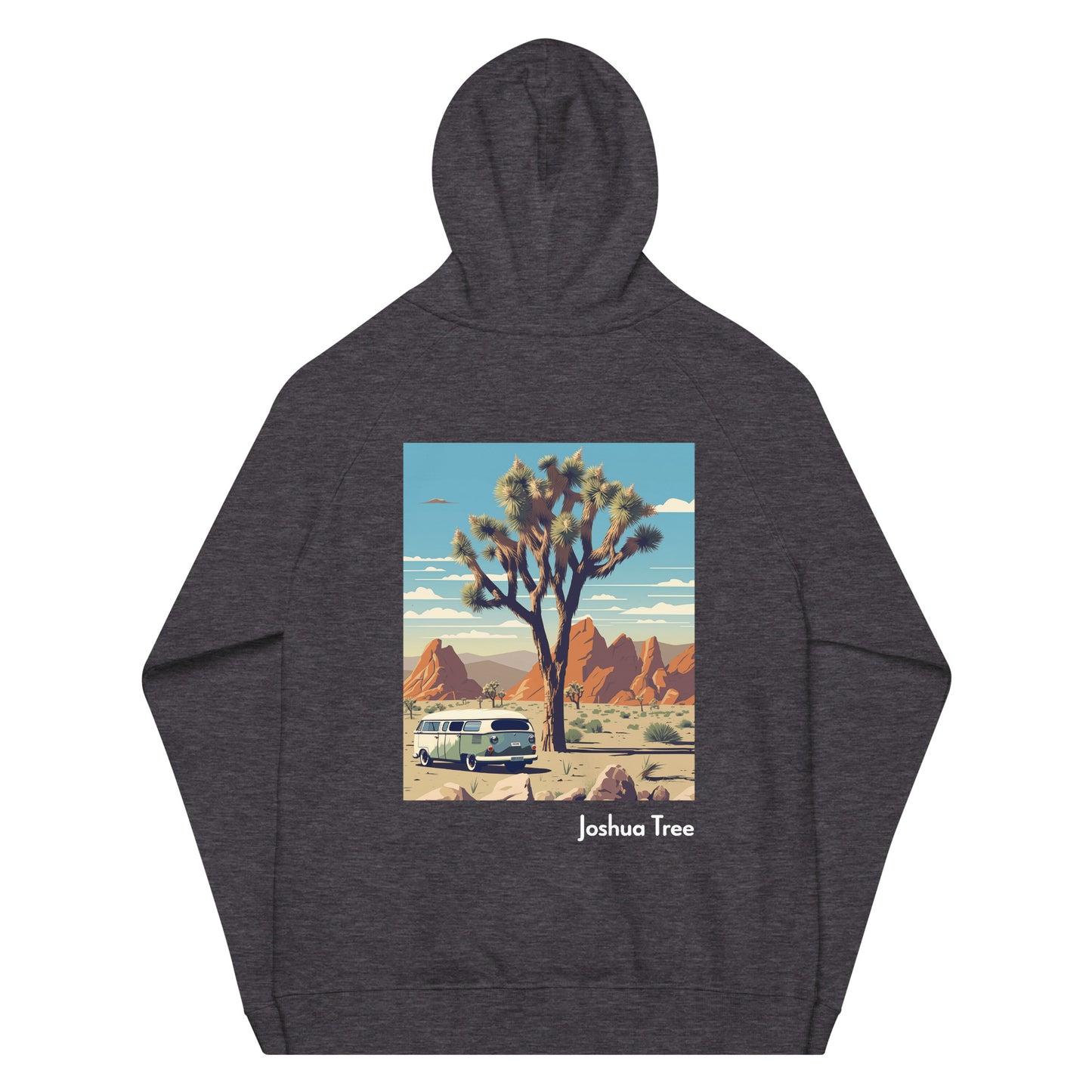 Adult Unisex Organic Eco Hoodie - Joshua Tree