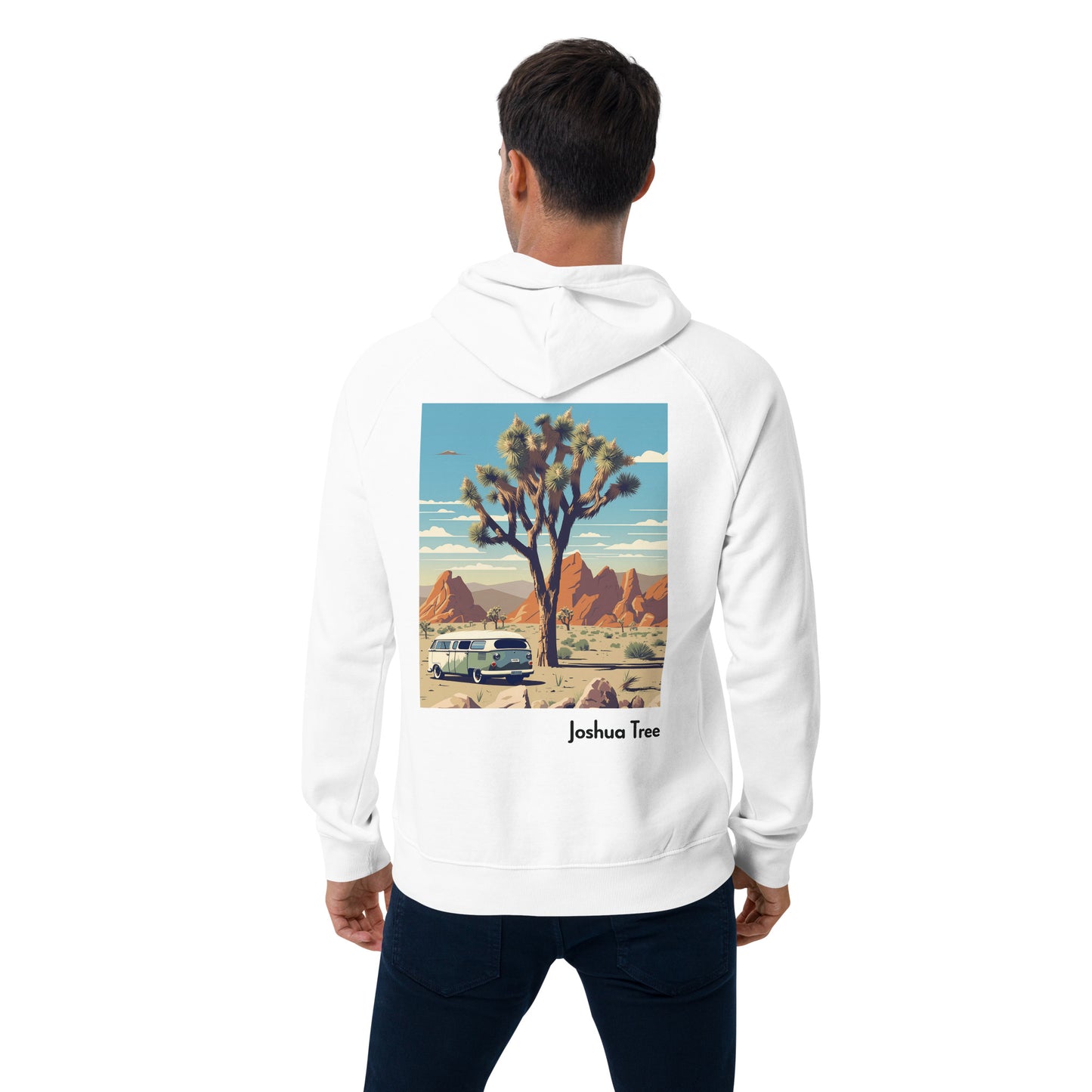 Adult Unisex Organic Eco Hoodie - Joshua Tree