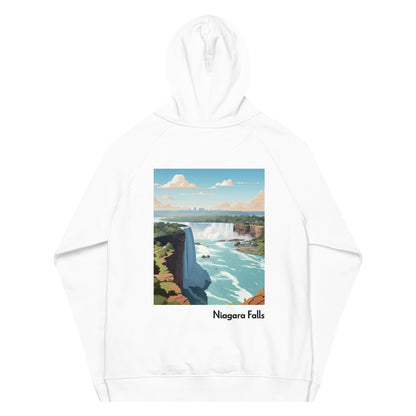 Adult Unisex Organic Eco Hoodie - Niagara Falls