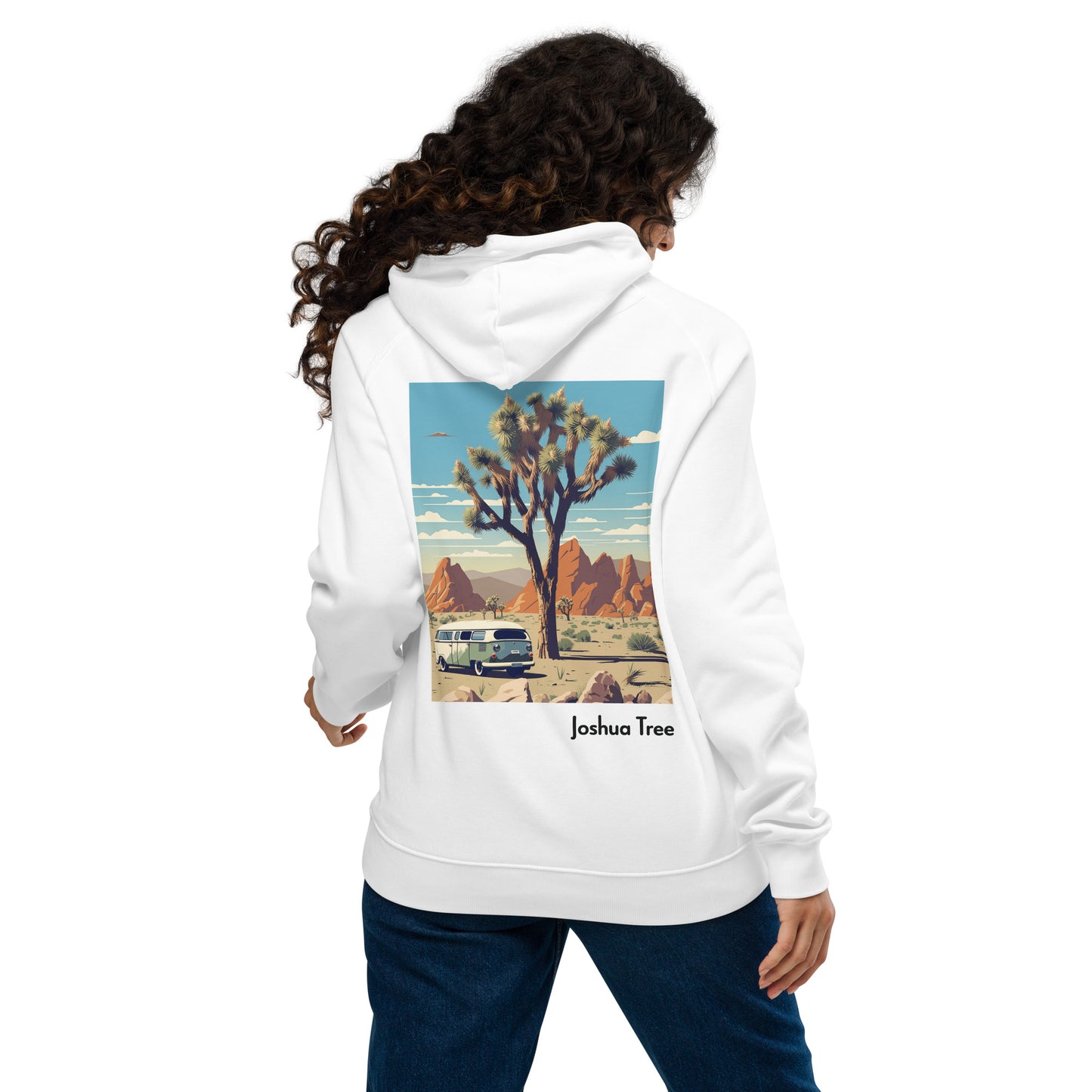 Adult Unisex Organic Eco Hoodie - Joshua Tree