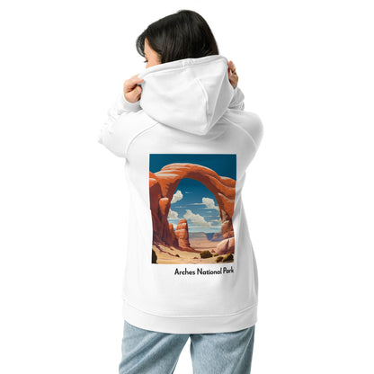 Adult Unisex Organic Eco Hoodie - Arches National Park