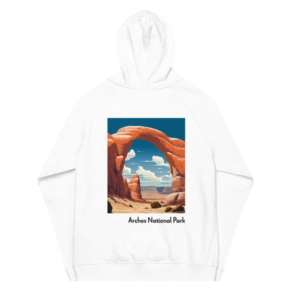 Adult Unisex Organic Eco Hoodie - Arches National Park